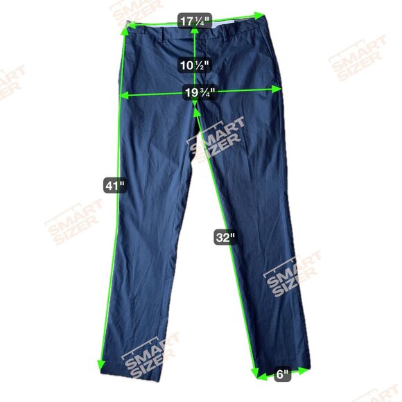 Polo Ralph Lauren Mens Slim Fit Navy Dress Pants 36x34 Cotton Lightweight Summer - Picture 2 of 8